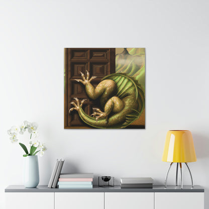 Guardian of the Hidden Door: The Slumbering Dragon - The Alien Canva