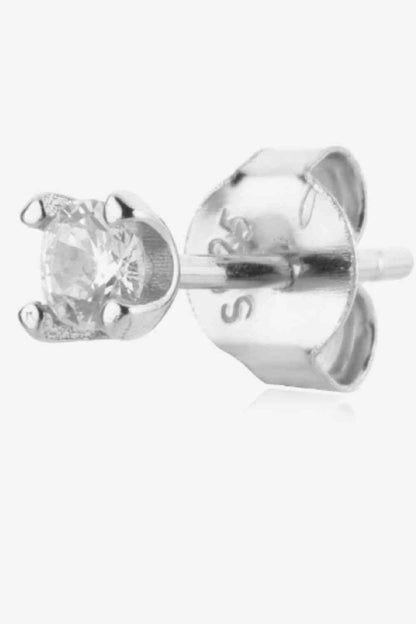 Ohrstecker aus 925er-Sterlingsilber mit Zirkon