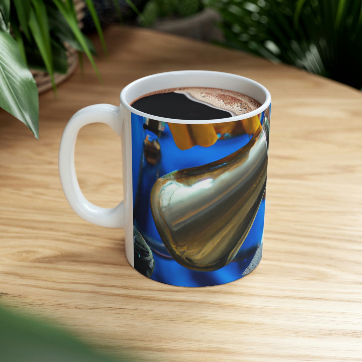 "A Cup of Courage" - Taza de cerámica The Alien 11 oz