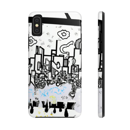 "Ghostly Haze: The Forgotten City". - The Alien Tough Phone Cases