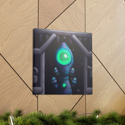 "The Secret Portal Guardian" - The Alien Canva