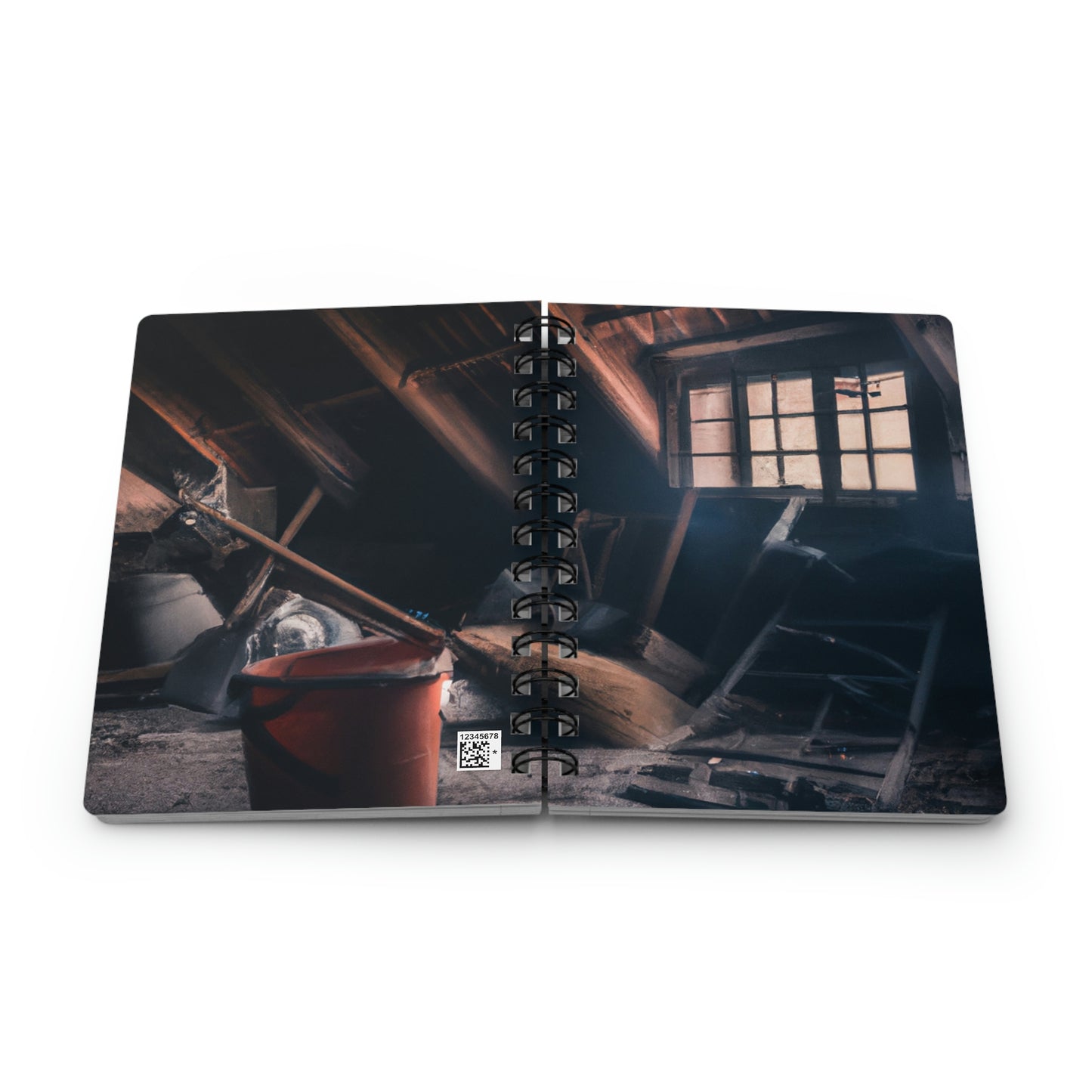 "Dusty Hopes in an Abandoned Attic" - The Alien Spiral Bound Journal