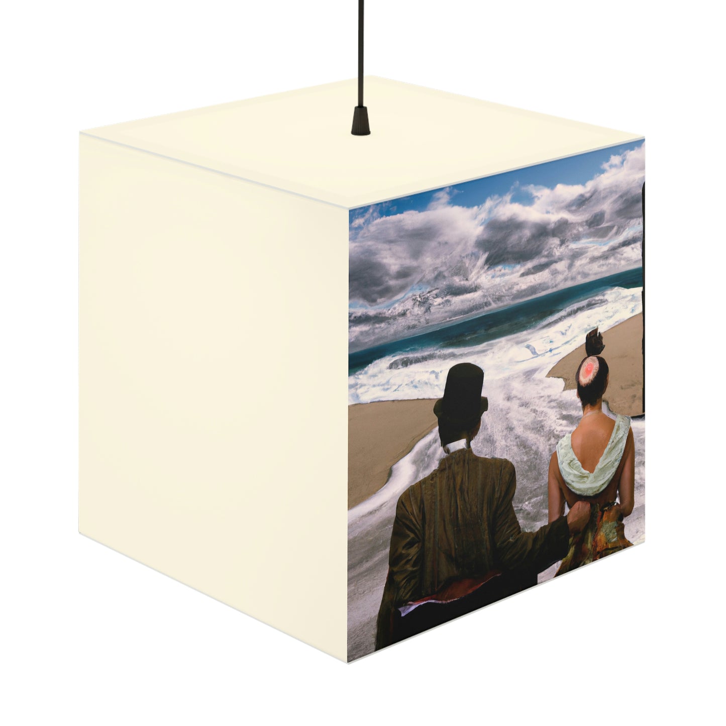 Sea-Swept Romance - The Alien Light Cube Lamp