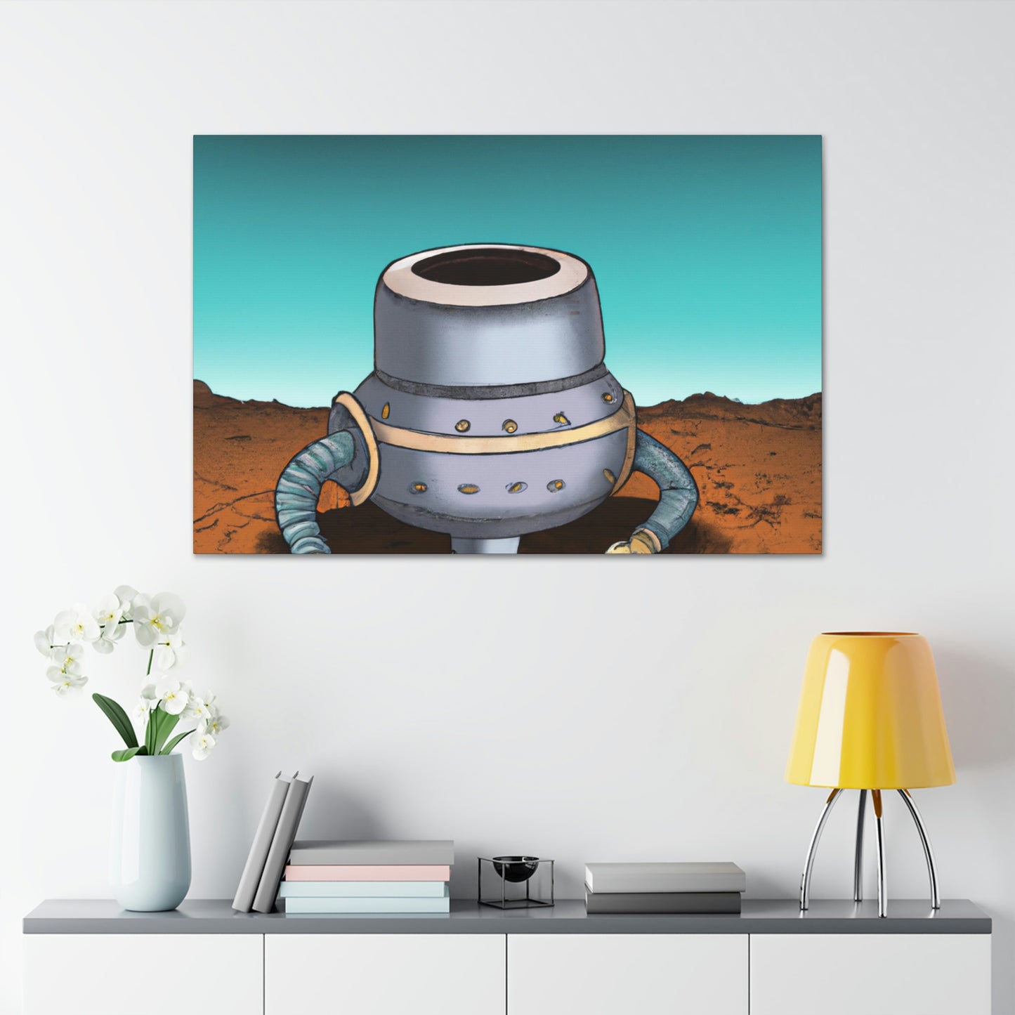 "The Awakening of a Headless Robot" - The Alien Canva