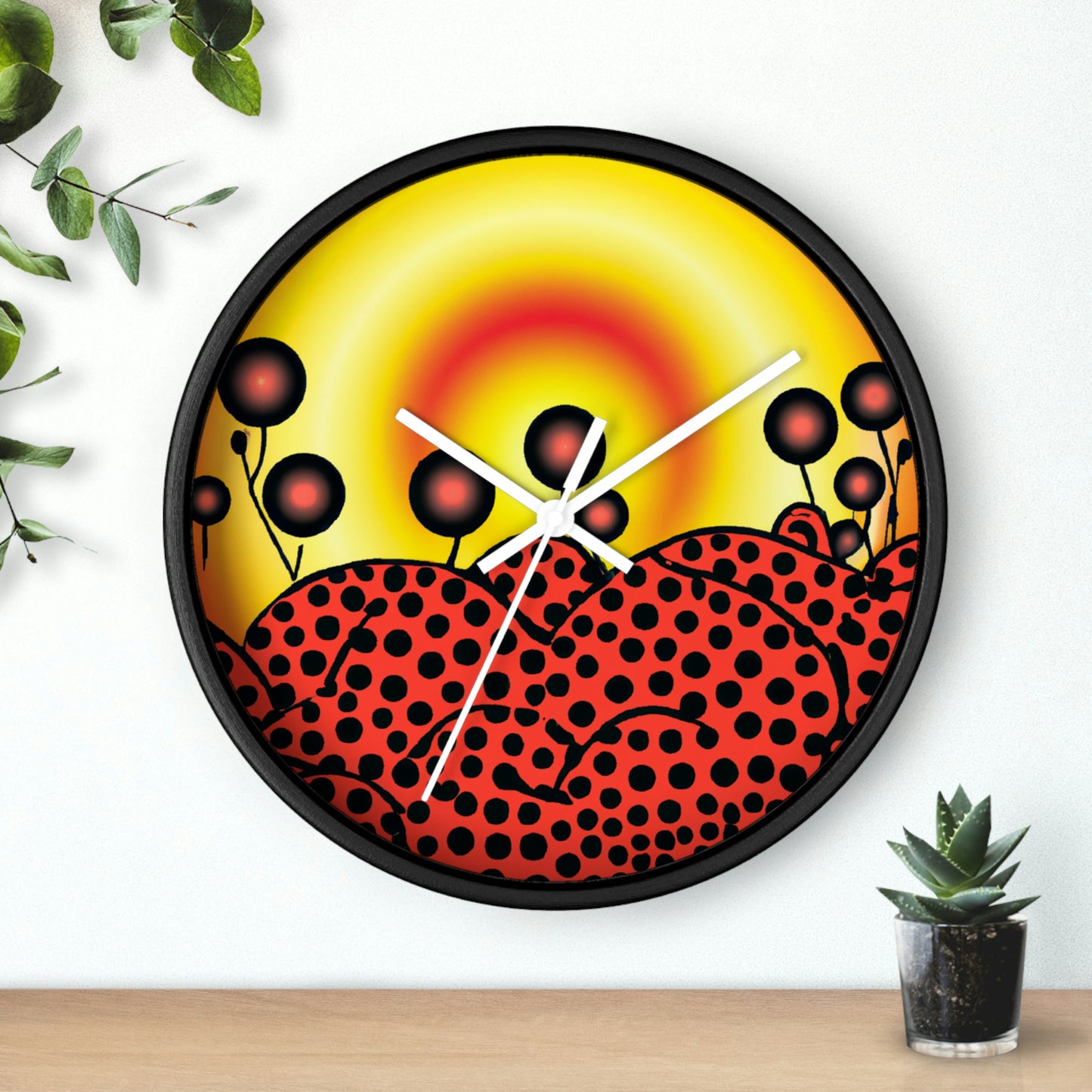 "A New Dawn's Glow" - The Alien Wall Clock