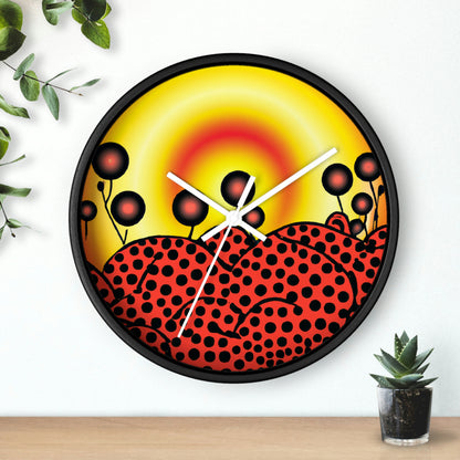 "A New Dawn's Glow" - The Alien Wall Clock