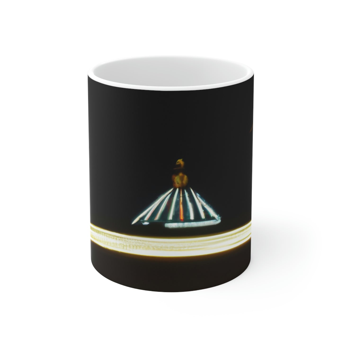 "Carousel Nights: A Glimmer of Starlight" - Taza de cerámica The Alien 11 oz