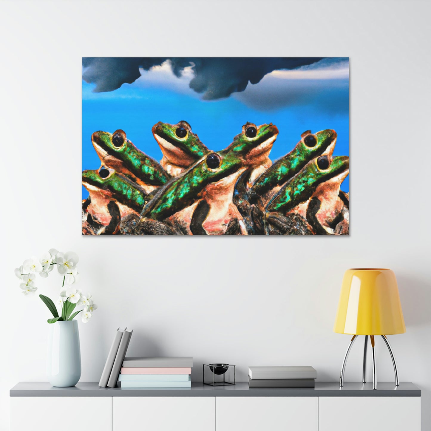 "A Frog Chorus in the Thunderstorm" - The Alien Canva