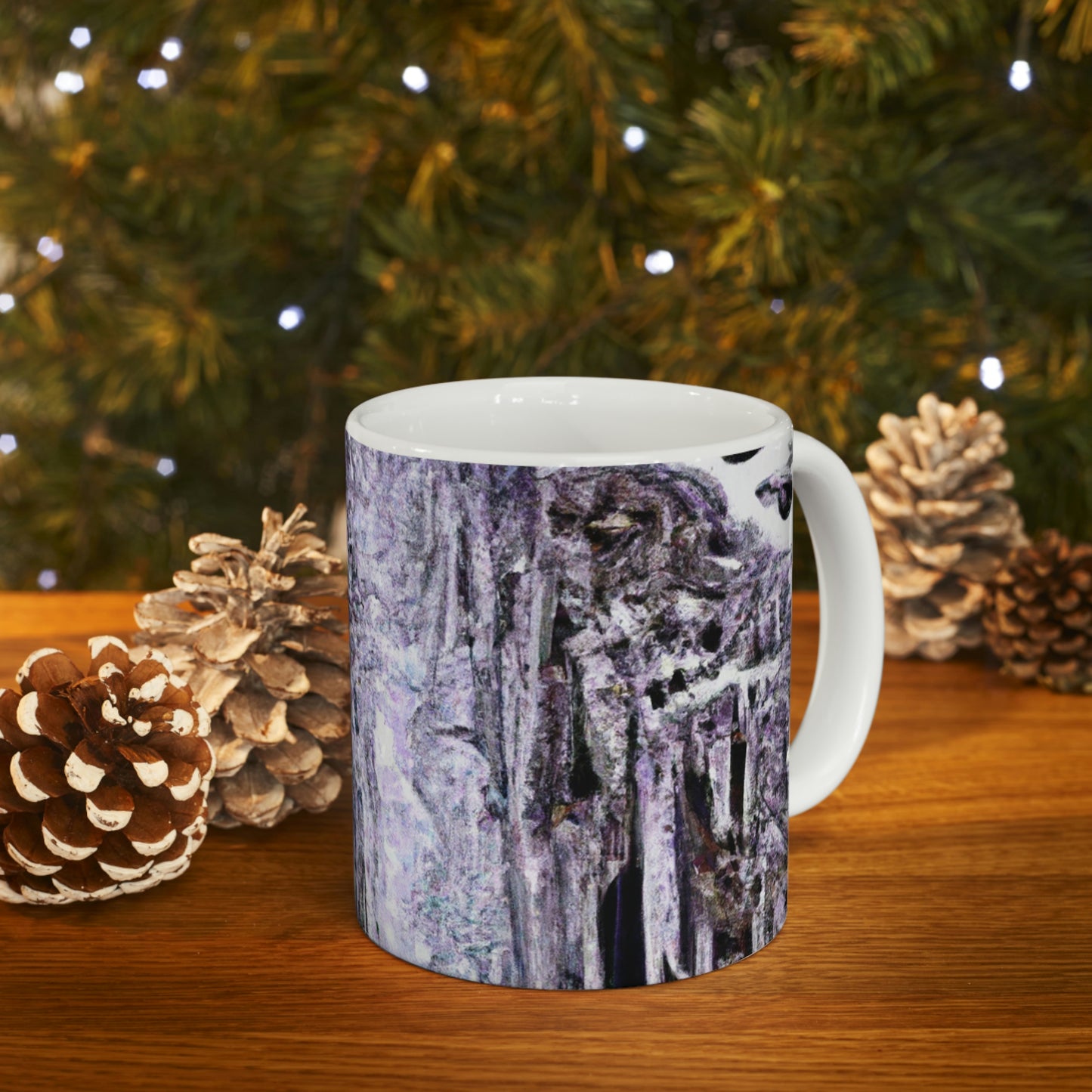 "Frost-Tipped Falls of Glistening Grief" - The Alien Ceramic Mug 11 oz