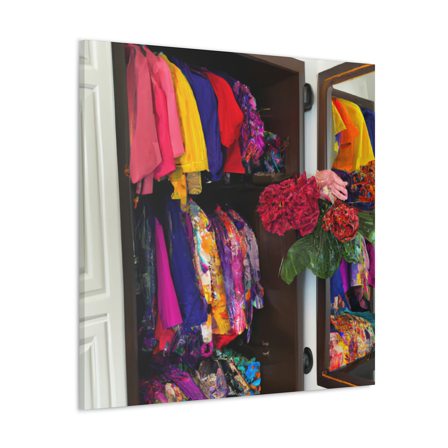 "The Boldest Hues in My Wardrobe" - Canvas