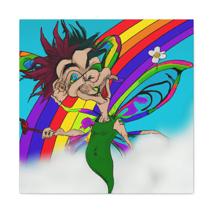 Rainbow Mischief Fairy - Die Alien-Canva