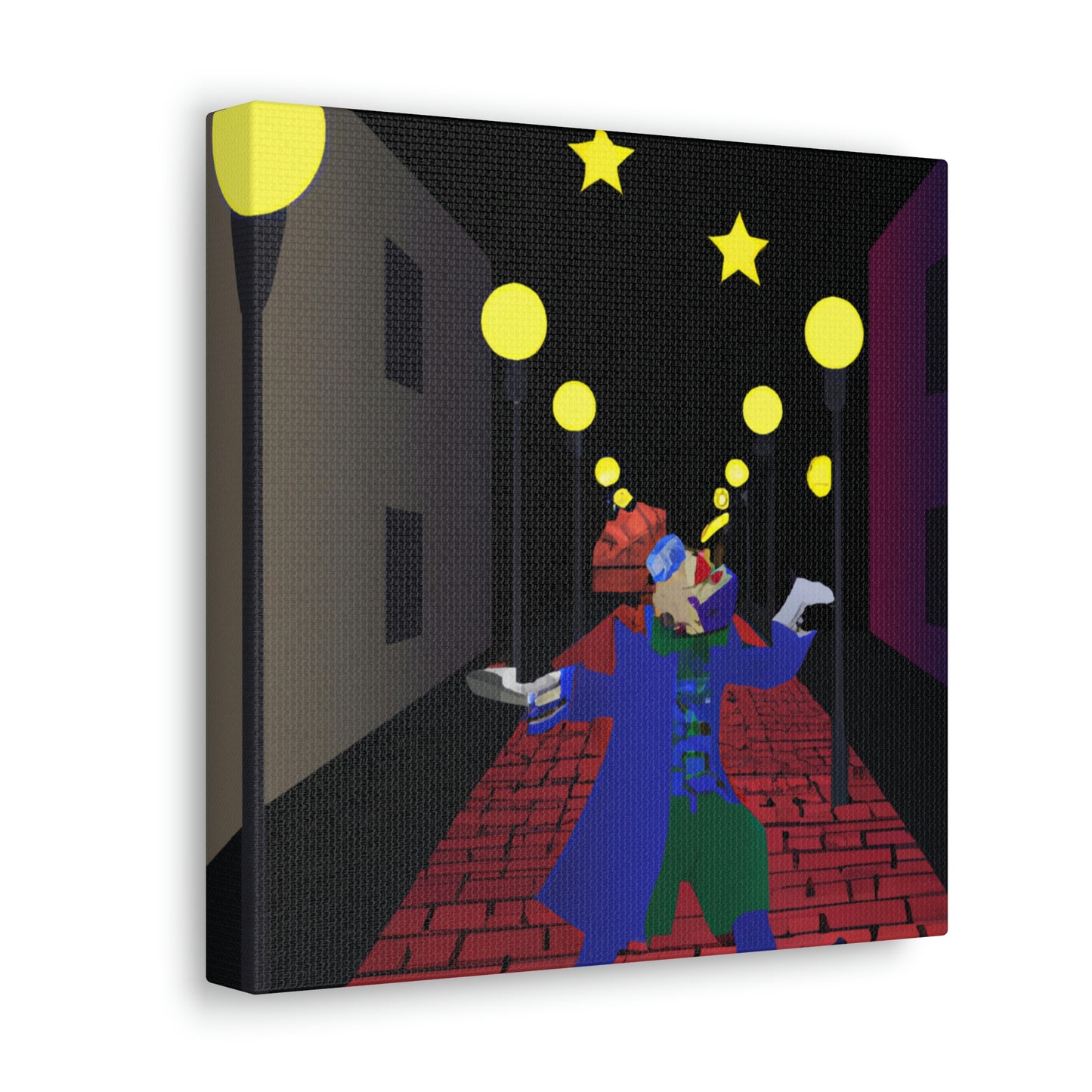 "Alley Star Juggler" - The Alien Canva