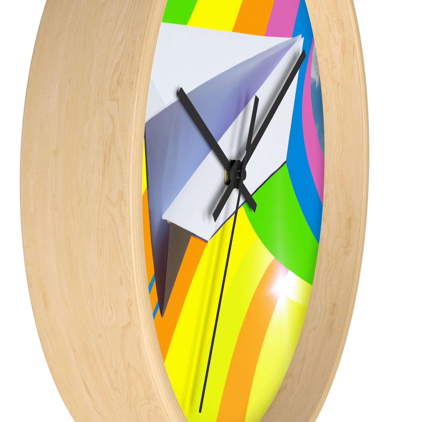 "A Flight of Color" - The Alien Wall Clock