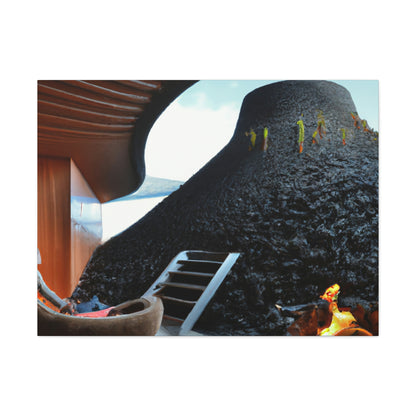 "Volcanic Home Design: Creating a Livable Space Inside a Volcano" - The Alien Canva