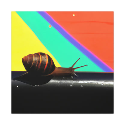 "Rainbow Pot of Gold: A Snail's Slow Trek" - The Alien Canva