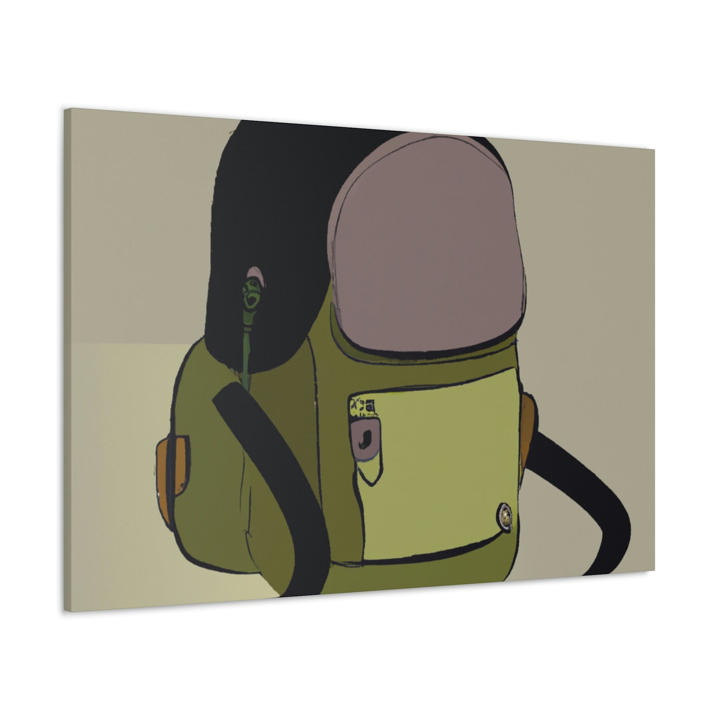 "Mochila con personalidad" - The Alien Canva