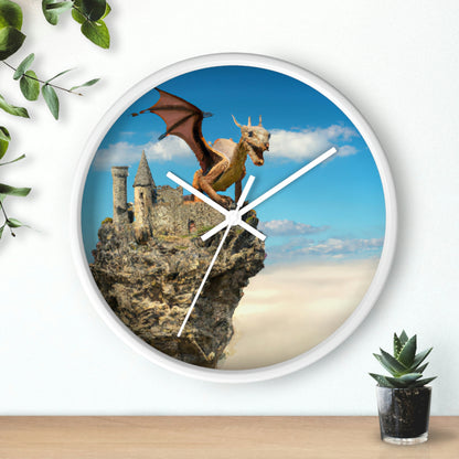 "Dragon Throne of ancients" - The Alien Wall Clock