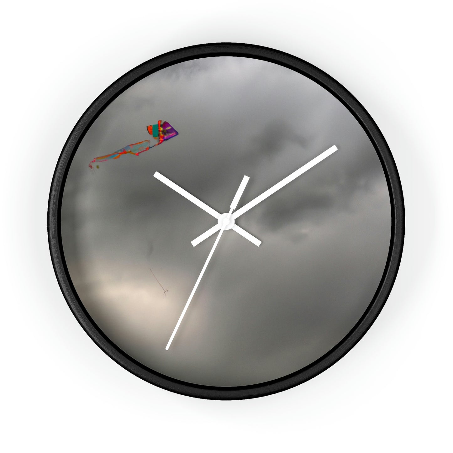 "Daring the Stormy Sky" - The Alien Wall Clock