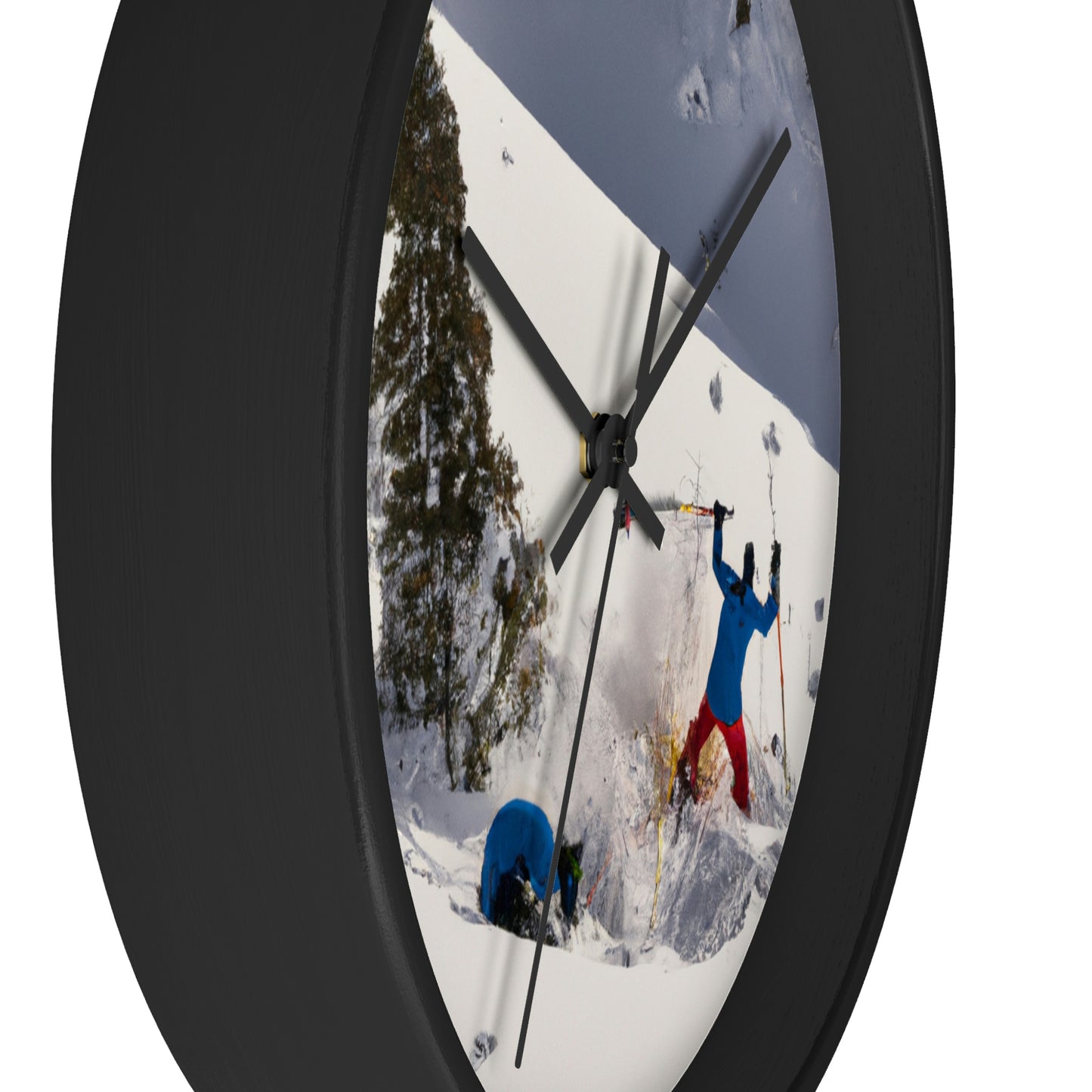 "Avalanche Avalanche: A Spontaneous Ski Trip Gone Wrong" - The Alien Wall Clock