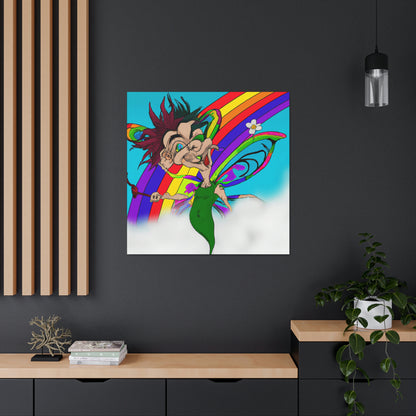 Rainbow Mischief Fairy - Die Alien-Canva