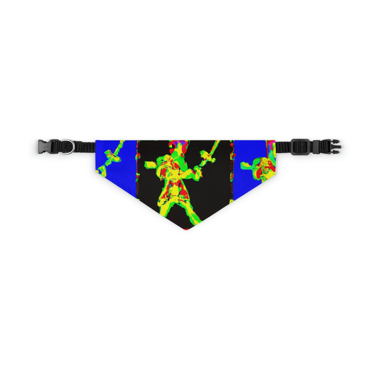 "Dancing with Fire and Steel." - The Alien Pet Bandana Collar