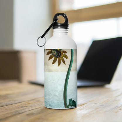 "Fighting the Frost: A Flower's Story" - The Alien Stainless Steel Water Bottle