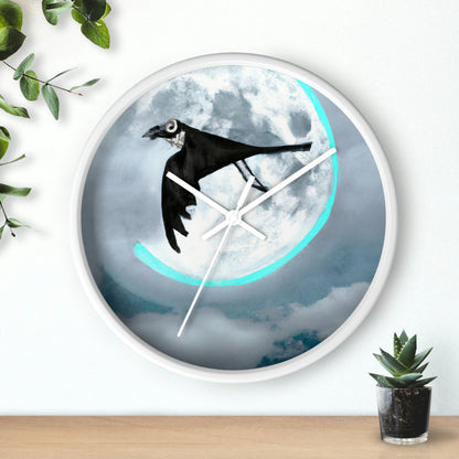 "Lunar Plunge" - The Alien Wall Clock