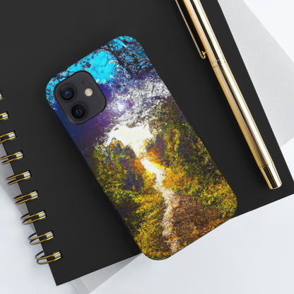 "A Beam of Light on a Forgotten Path" - The Alien Tough Phone Cases