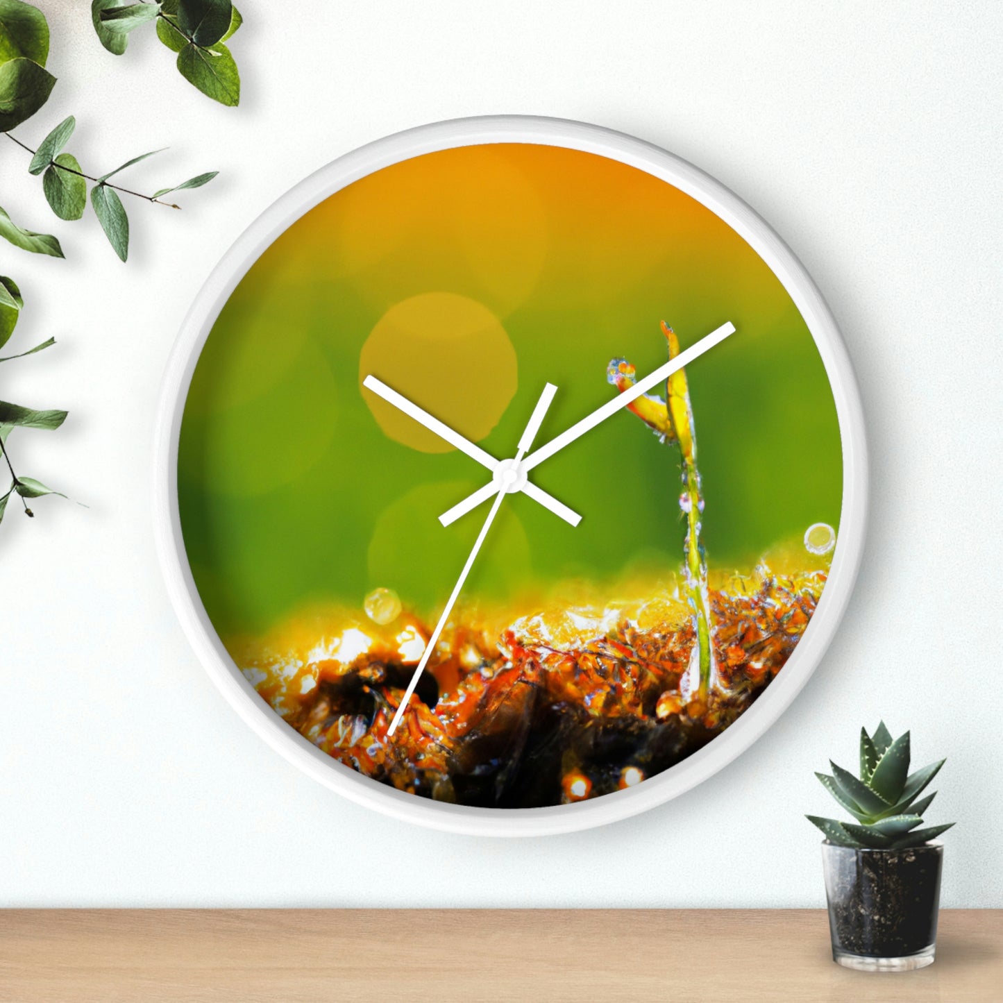 "Una linterna en la niebla". - El reloj de pared alienígena