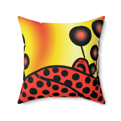 "A New Dawn's Glow" - The Alien Square Pillow