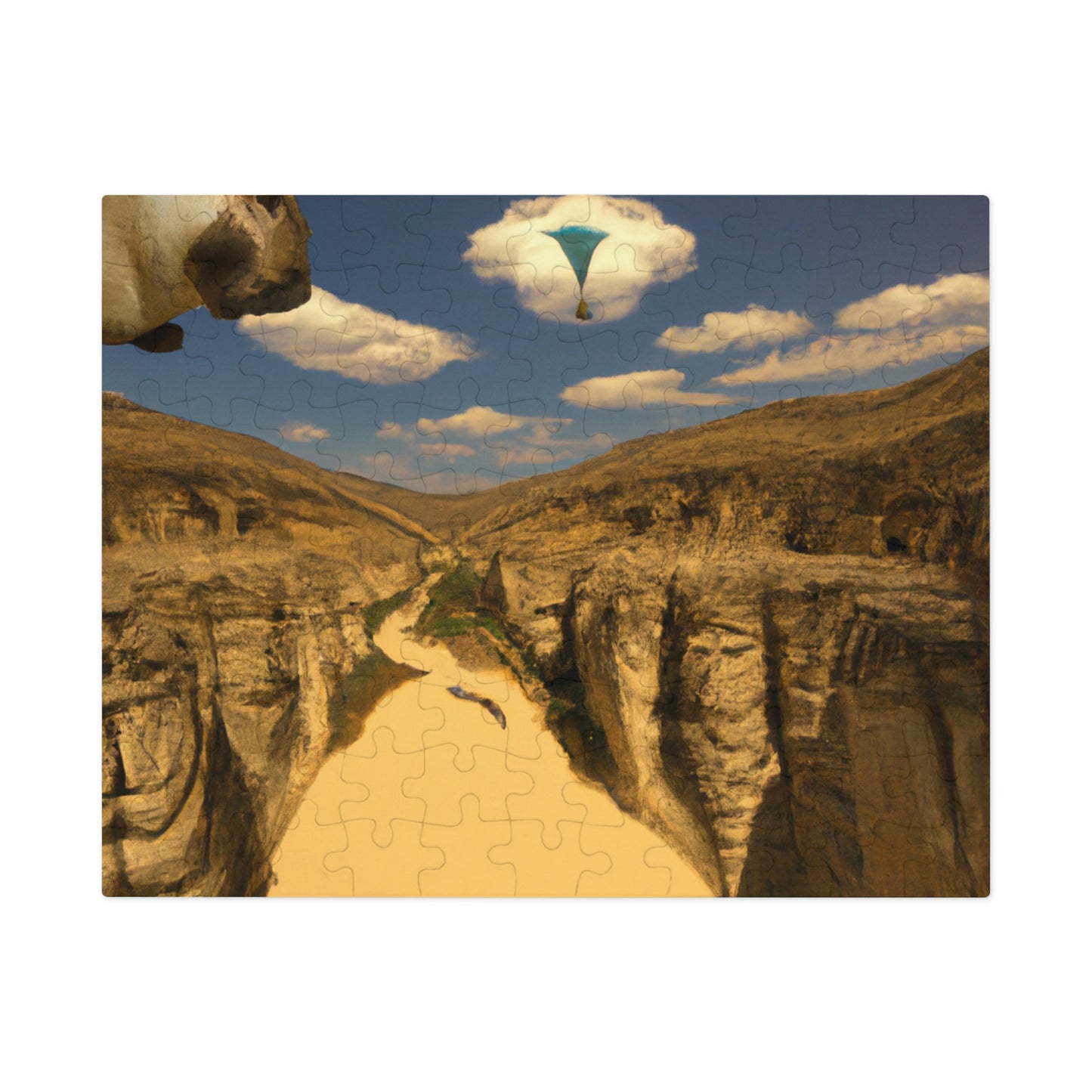 "Feline Flight Over the Grand Gulch" - The Alien Jigsaw Puzzle