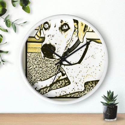 "Fur-tastic Fables: Vintage Comic Book Pet Portraits" - The Alien Wall Clock