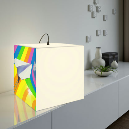 "A Flight of Color" - The Alien Light Cube Lamp