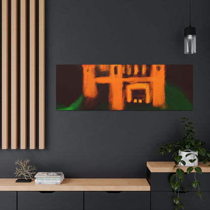 "Mysterious Castle Painting" - The Alien Canva