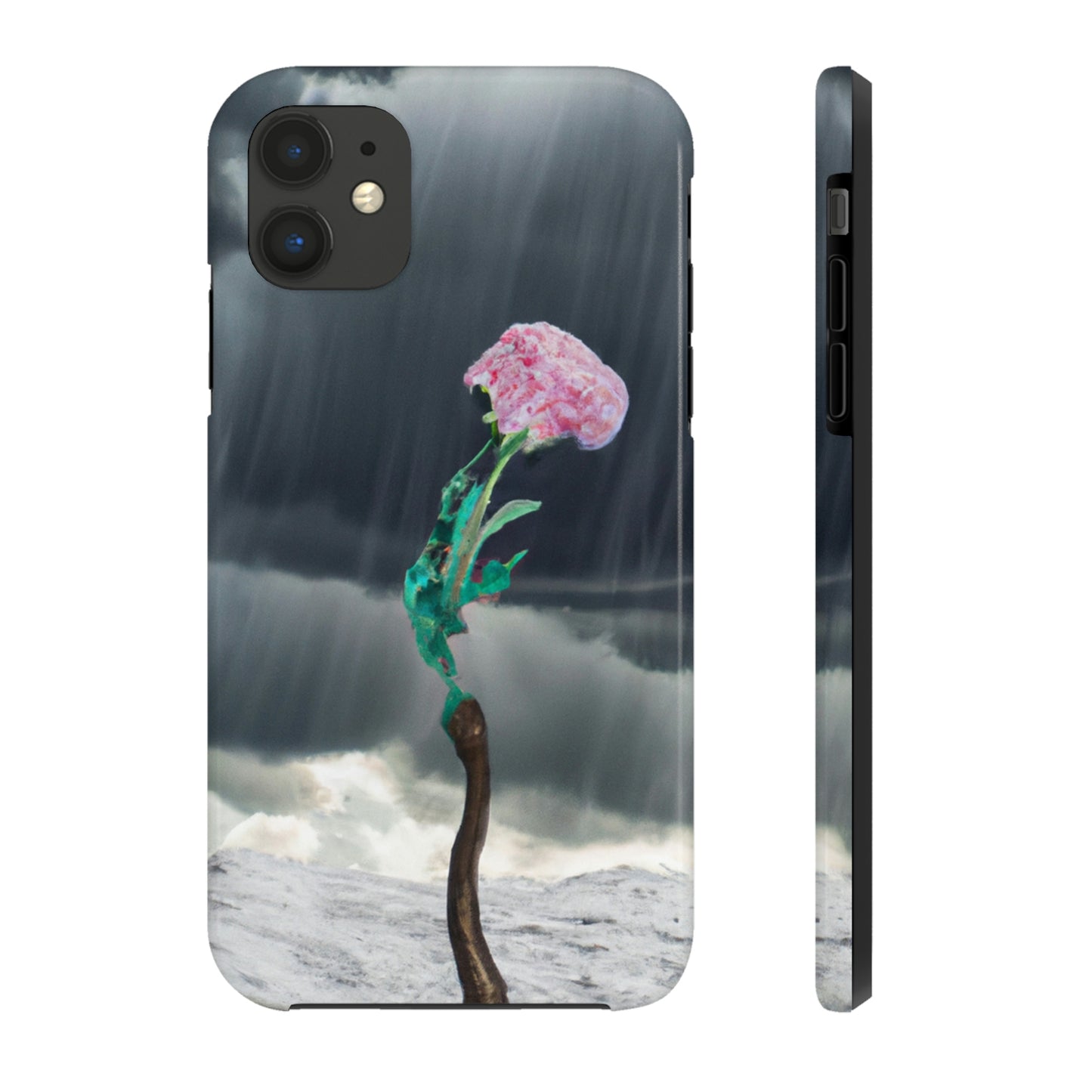 "Aight Against the Storm: The Story of a Lonely Flower" - The Alien Tough Phone Cases