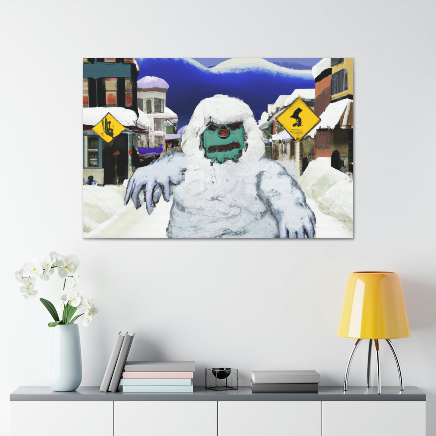 Frozen Terror: The Abominable Snowman's Reign - The Alien Canva