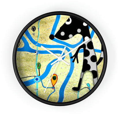 "A Lost Dog's Journey Home" - The Alien Wall Clock