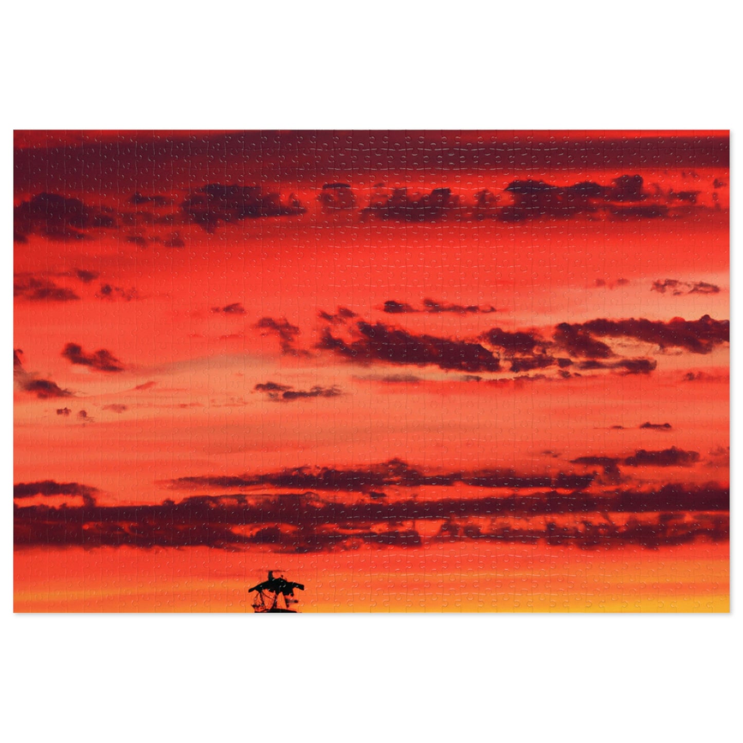 "Lonely Lighthouse on Fire" - The Alien Jigsaw Puzzle