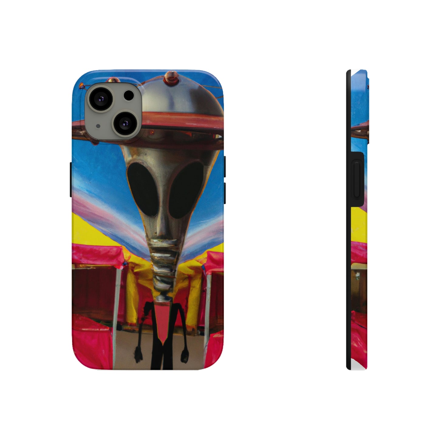 "Fair Invaders: A Cosmic Crash Course" - The Alien Tough Phone Cases