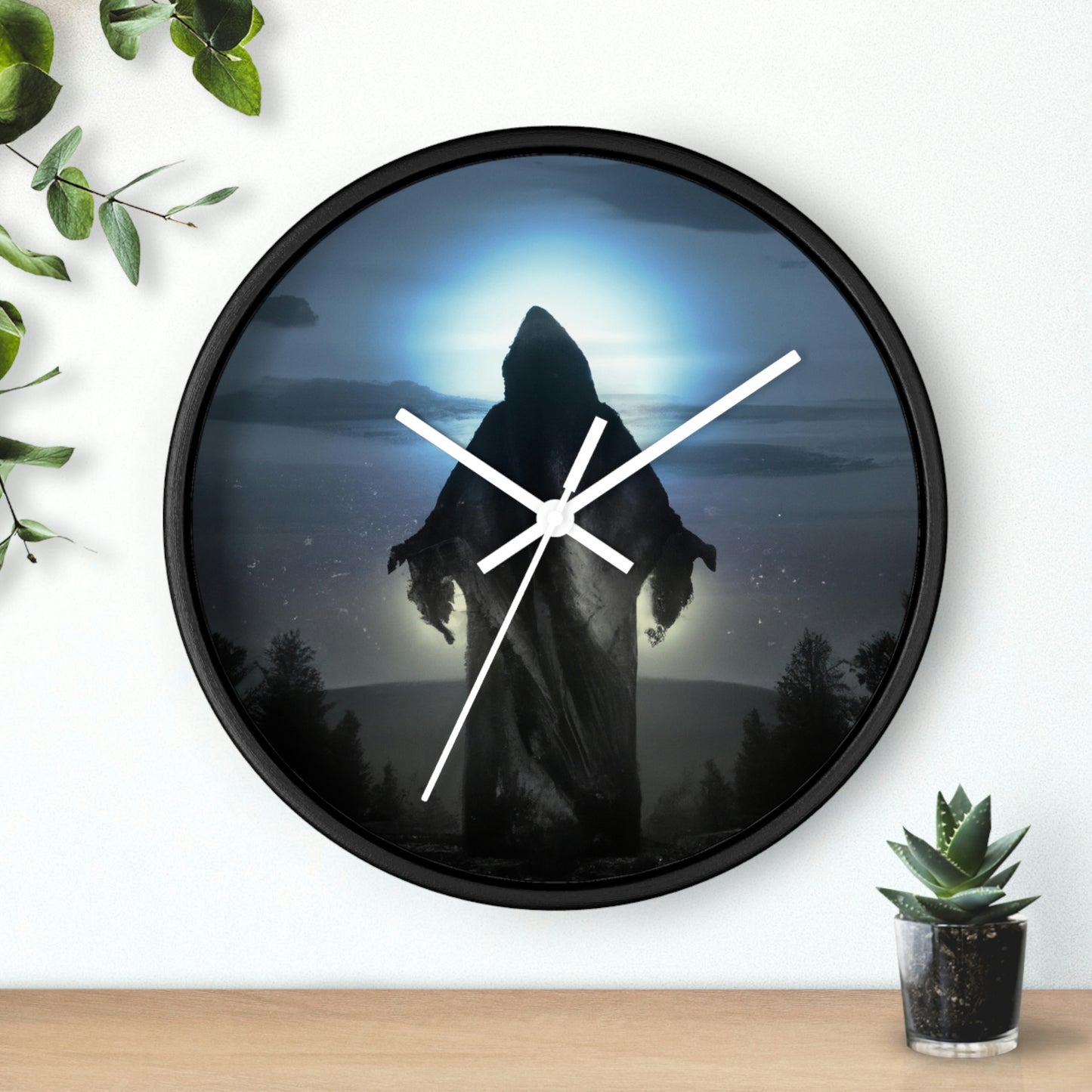 "The Shadow of the Moonlit Night" - The Alien Wall Clock