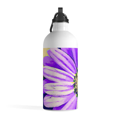 Purple Petals Popping: Create an Eye-Catching Daisy-Rose Fusion - The Alien Stainless Steel Water Bottle