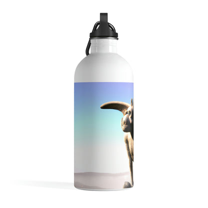 "Alone on the Hilltop: The Tale of a Solitary Gargoyle" - The Alien Stainless Steel Water Bottle