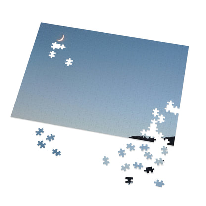 The Crescent Moon in Winter's Shadow - The Alien Jigsaw Puzzle