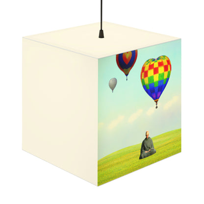 "Finding Stillness in the Sky" - Die Alien Light Cube Lampe