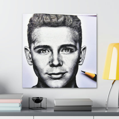 "Playing with Monochrome: Create a Celebrity Portrait with Pens" - The Alien Canva