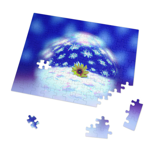 "A Petal in a Winter Wonderland" - The Alien Jigsaw Puzzle