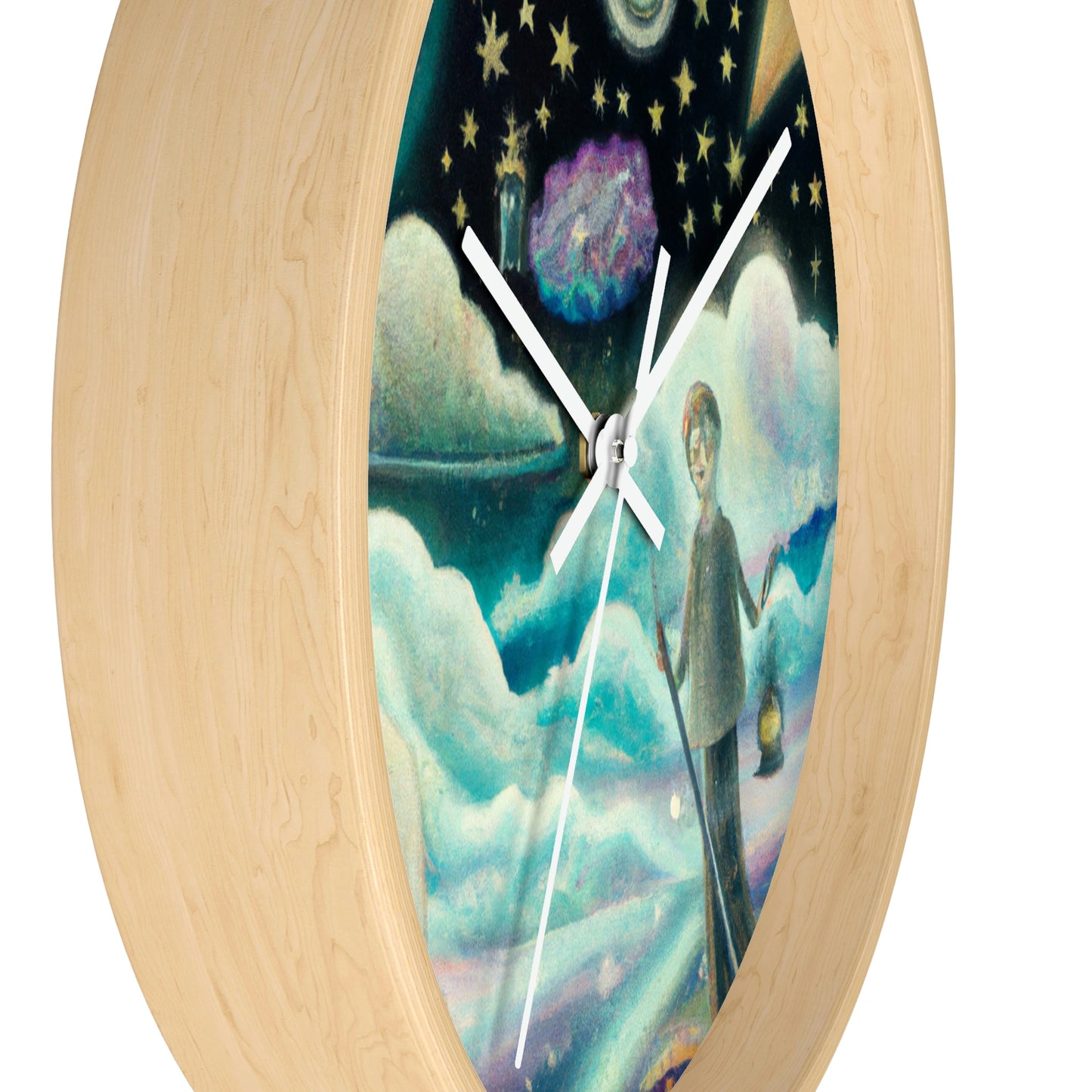 "A Sea of Diamonds in the Night" - The Alien Wall Clock