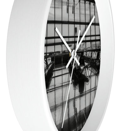 "The Ghosts at the Airport: Declining Passenger Flight." - The Alien Wall Clock