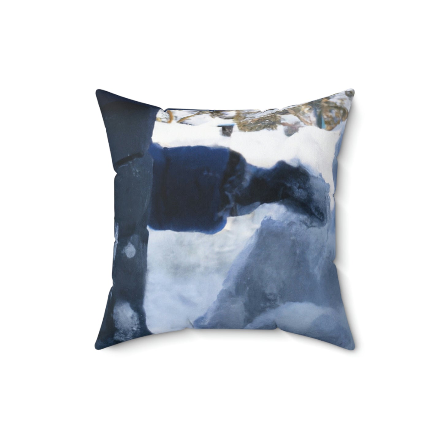 Magical Winter Wonderland - The Alien Square Pillow