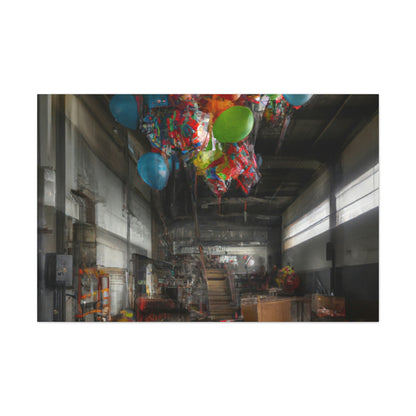 "The Ghostly Gasses of the Balloon Factory" - The Alien Canva